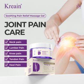Kreain  Rapid Relief Muscle Therapy Gel  Soothes Knees, Lumbar, Neck, Hands, And Feet,Contains Boswellia, Glucosamine, And Collagen