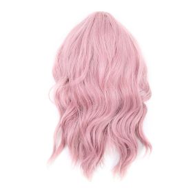 LC210-1 Curly Wavy Wig  Pastel Short Bob Synthetic Wigs Cosplay Costume Wigs For Women