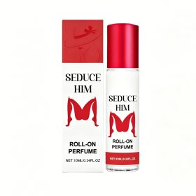 Seduce Him Pheromone Roll-On Perfume For Women, Long Lasting Fruity Floral Attraction Perfume Oil Portable Dating Charm Fragrance 10ml