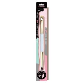 Double-ended Eyeshadow & Angled Eyebrow Brush Combo