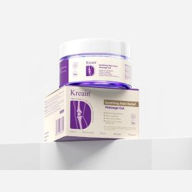Kreain Nature Soothing Massage Relief Gel, Joint Purple Gel Cooling Soothes Cream For Knees, Hand Arthritis, Lumbar, Neck And Shoulders