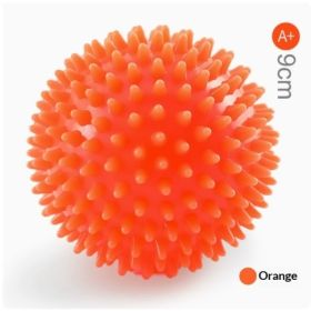 Hard thorn massage ball hand holding thorn ball touch training ball pvc acupressure massage ball yoga ball (Option: Orange1-9cm)