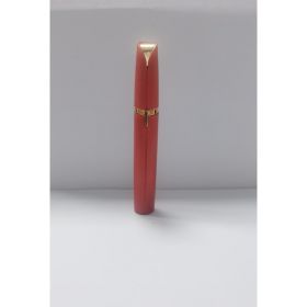 Mini Electric Eyebrow Trimmer Lipstick Brows Pen Hair Remover Painless Razor Epilator with LED Light (Option: Red-USB)