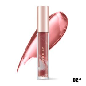 PHOFAY Rose Blooming Hydrating Lip Gloss (Option: 2)