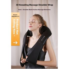 Multifunctional Household Neck Massager (Option: Black-European Standard)