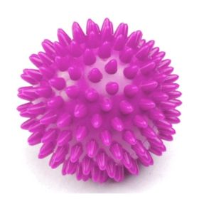Hard thorn massage ball hand holding thorn ball touch training ball pvc acupressure massage ball yoga ball (Option: Purple2-6.5cm)