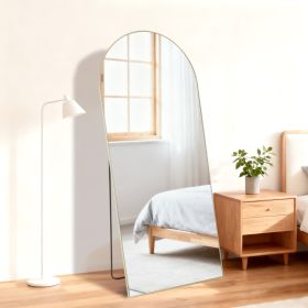 Rectangle Full Length Mirror, Full Body Standing Mirror Floor Mirrors (Option: Golden 21x56)