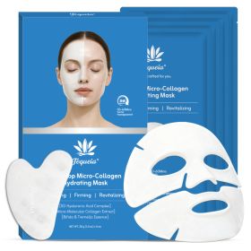 TEQUEIA Collagen Night Wrapping Mask - Bifida Ferment & Pro-Xylane Barrier Recovery For Glass Skin - 4 Sheets (Option: 2 box 8 tablets)