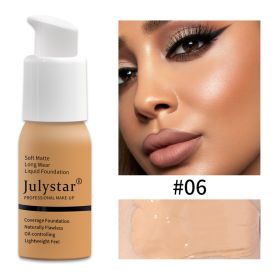 Moisturizing Foundation Make-up, Waterproof, Long-lasting, Concealer, Liquid Foundation, Beauty Makeup (Option: 06)