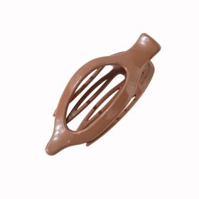 Frosted Oval Grip Fashion Large Updo (Option: Glossy Deep Coffee)