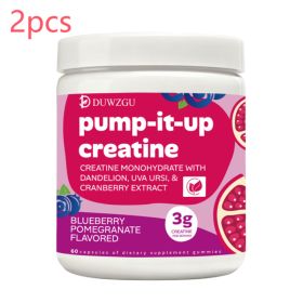 Creatine Gummy Candy Blueberry And Pomegranate Flavor (Option: Picture color-2PCS)