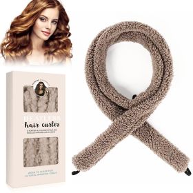 Satin Heatless Hair Curler, Lazy Natural Soft Wave DIY Heatless Curls For Sleep In Overnight, For All Hair Types (Option: W13535451)