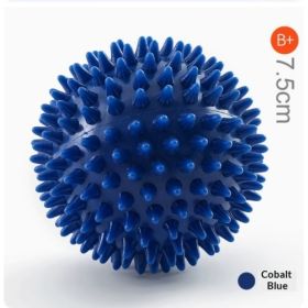 Hard thorn massage ball hand holding thorn ball touch training ball pvc acupressure massage ball yoga ball (Option: Baby Blue-7.5cm)