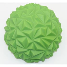 Hard thorn massage ball hand holding thorn ball touch training ball pvc acupressure massage ball yoga ball (Option: Green-16cm)