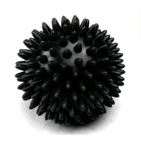 Hard thorn massage ball hand holding thorn ball touch training ball pvc acupressure massage ball yoga ball (Option: Black2-9cm)
