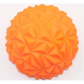 Hard thorn massage ball hand holding thorn ball touch training ball pvc acupressure massage ball yoga ball (Option: Orange-16cm)