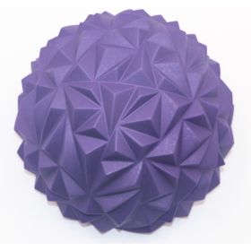 Hard thorn massage ball hand holding thorn ball touch training ball pvc acupressure massage ball yoga ball (Option: Purple-16cm)