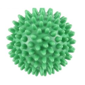 Hard thorn massage ball hand holding thorn ball touch training ball pvc acupressure massage ball yoga ball (Option: Green-8cm)